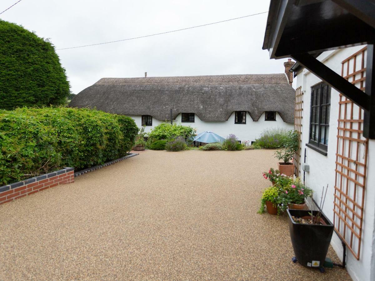Little England Cottage Milborne Saint Andrew Exteriör bild